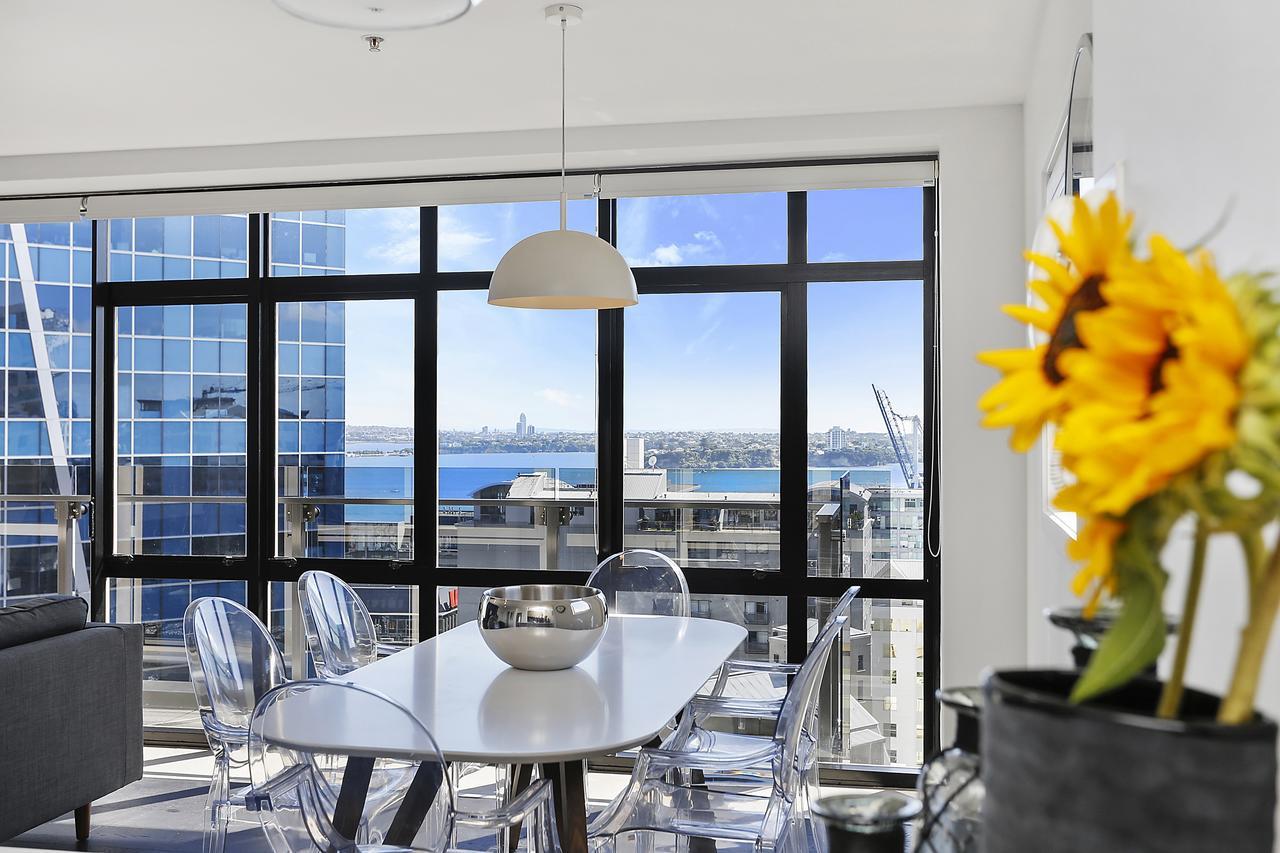 Central 12Th Floor Apt With City & Harbour Views Auckland Exterior foto