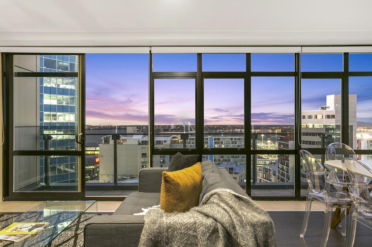 Central 12Th Floor Apt With City & Harbour Views Auckland Exterior foto